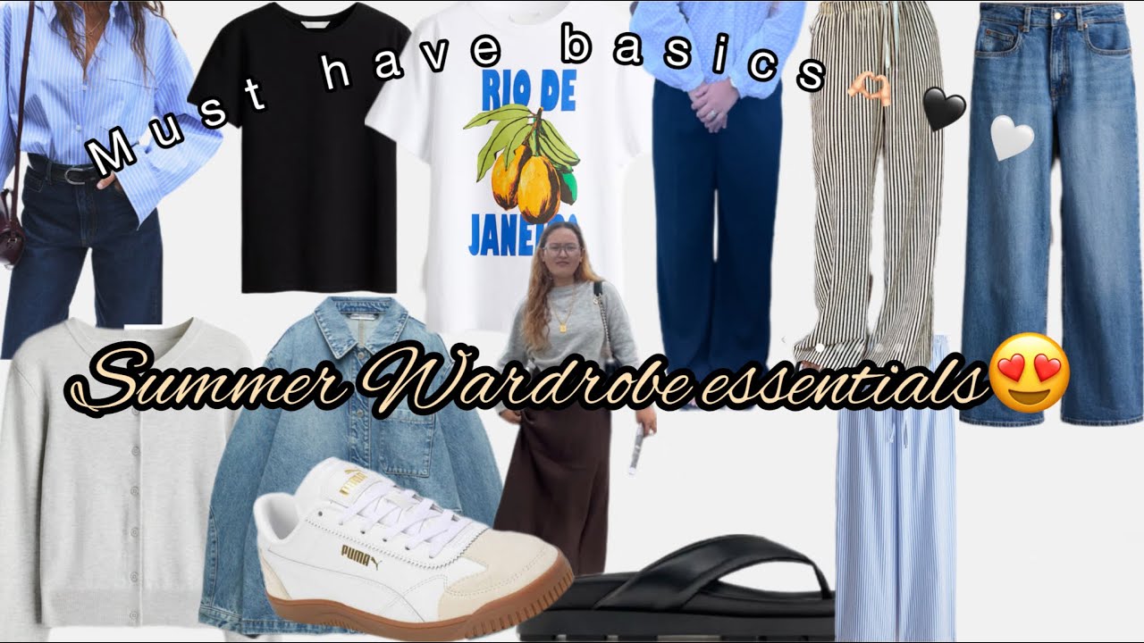 Summer wardrobe essential outfits😍|| Must haves in every girls wardrobe🫶🏻🤍||