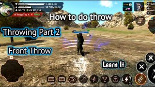 The wolf - How To Do Throw..|| Part 2 - Front Throw ||..