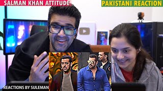 Pakistani Couple Reacts To Salman Khan Attitude Videos | Salman Khan Attitude