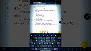 Armstrong number check by python code /@pythonboy.official