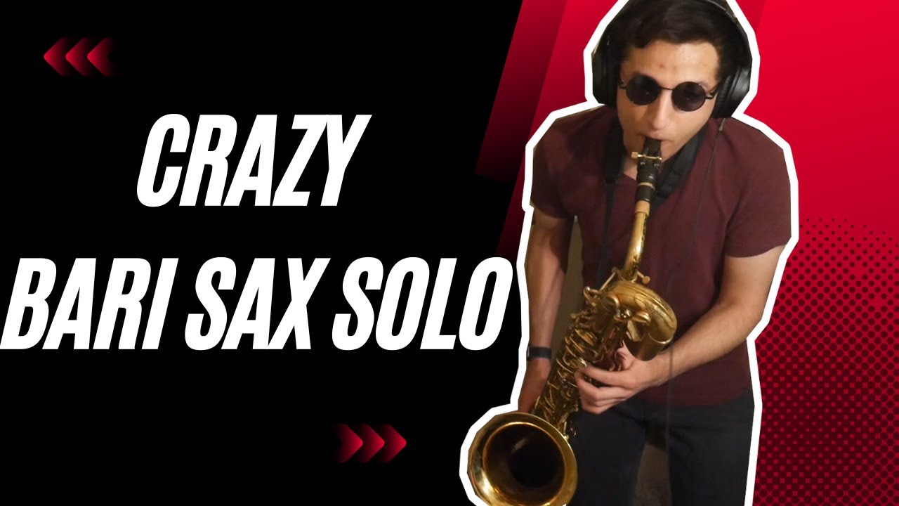 Crazy Dirty Bari Sax Solo - Strawberry Cupcakes (Metal Bari Sax)