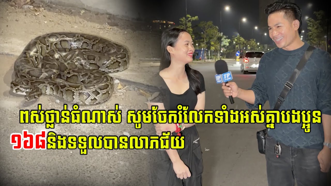 ពស់ថ្លាន់ធំណាស់ សូមចែករំលែកទាំងអស់គ្នាបងប្អូន ១៦៨ និងទទួលបានលាភជ័យ