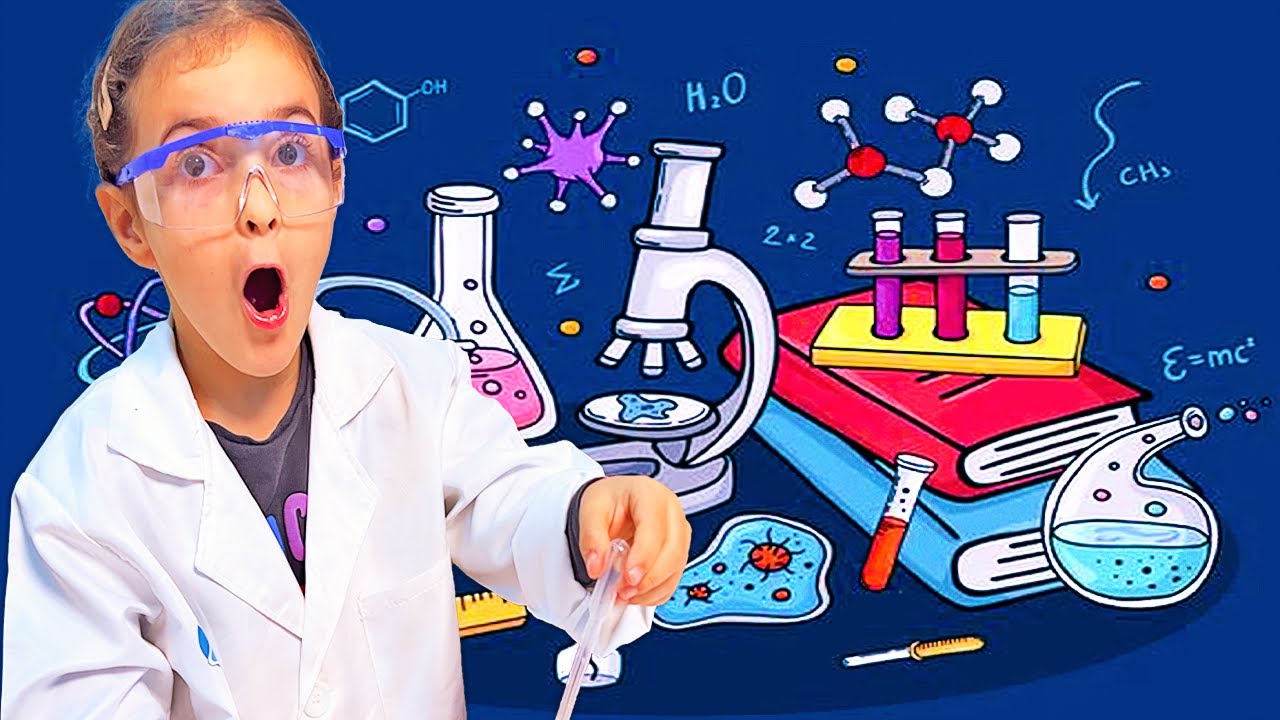 Sara and dad doing home science experiments for kids - YouTube