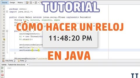 [Tutorial] Cómo hacer un reloj en Java utilizando hilos paso a paso | Código del proyecto
