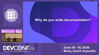 The practical implementation of Documentation as Code - DevConf.CZ 2026