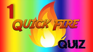 Quick Fire Quiz - Episode 1 | General Knowledge | #StayHome #WithMe