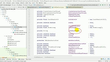62、尚硅谷 SpringBoot 数据访问 整合Druid&配置数据源监控