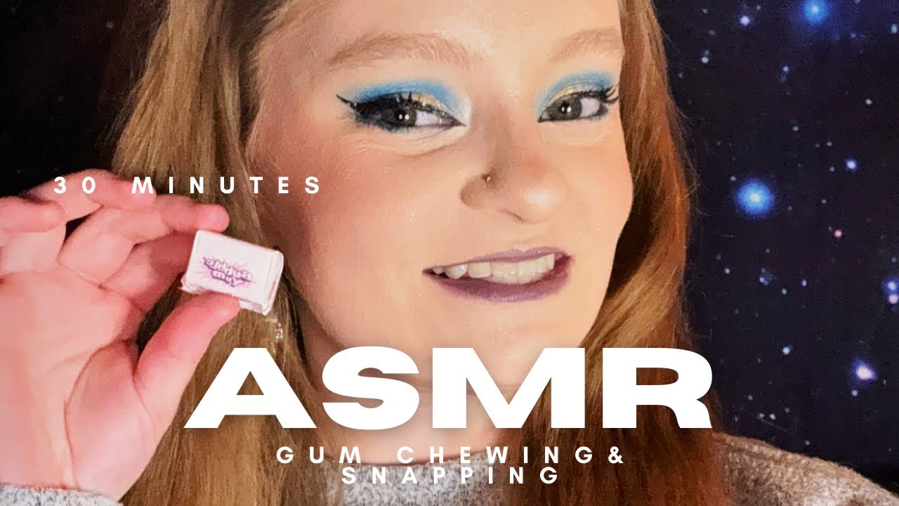 INTENSE ASMR Gum Chewing & Snapping 😌 100% Tingly