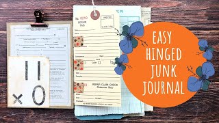 Easy Hinged Binding Method/Tab Binding - Does it Work for Junk Journals? Part 1