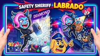 [ Paper DIY ] ❤️ Making Quiet Book | O.M.G! Sheriff Labrador Tracking down the diamond thief