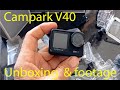 camparrk V40 unboxing in video test