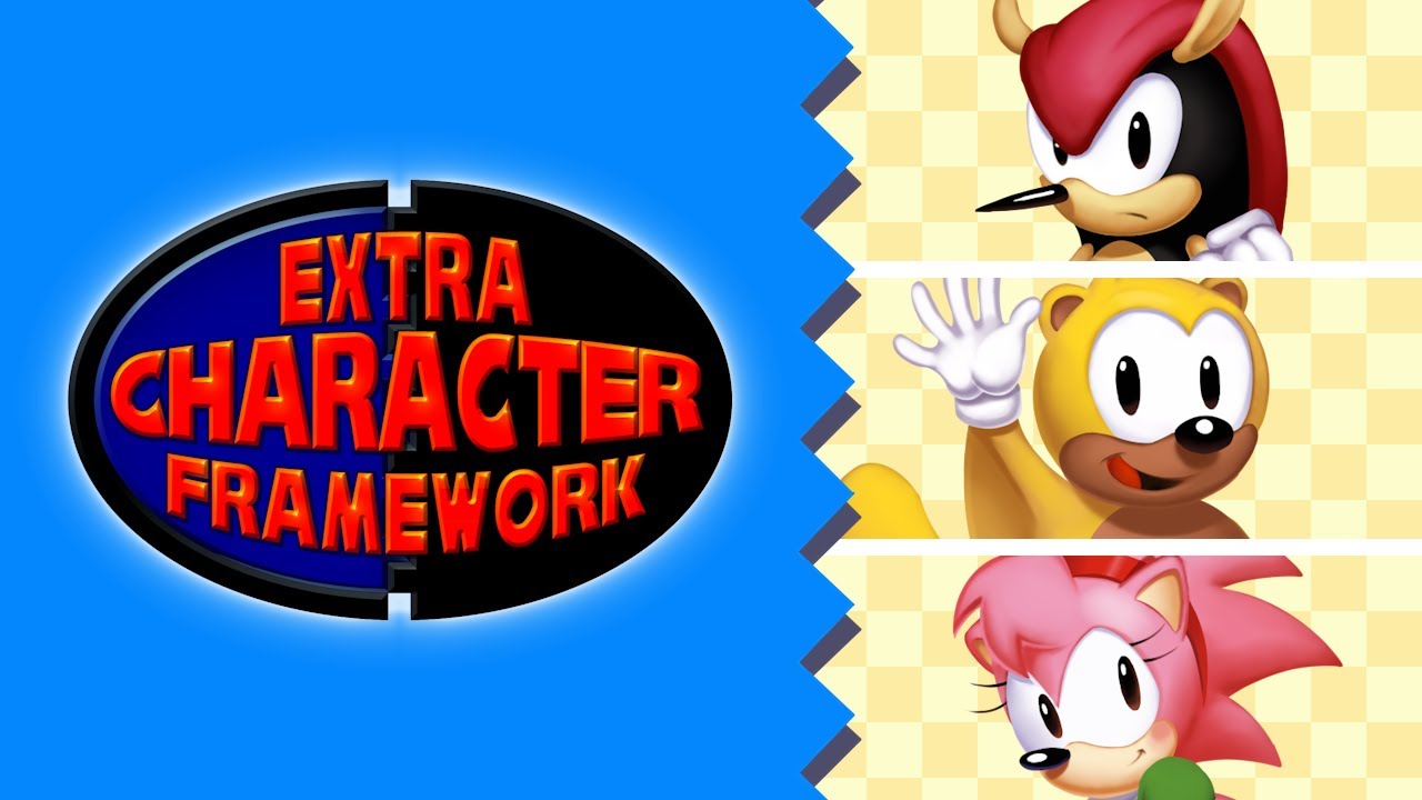 Extra Character Framework | Mighty, Ray, and Amy | ... For Sonic 3 A.I.R.