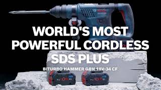 Bosch | Biturbo Brushless Rotary Hammer | GBH 18V-34 CF