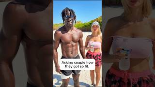 Celebrity Asking couple how they got so fit. #miami #pullups #workout #fitness #interview Wealth