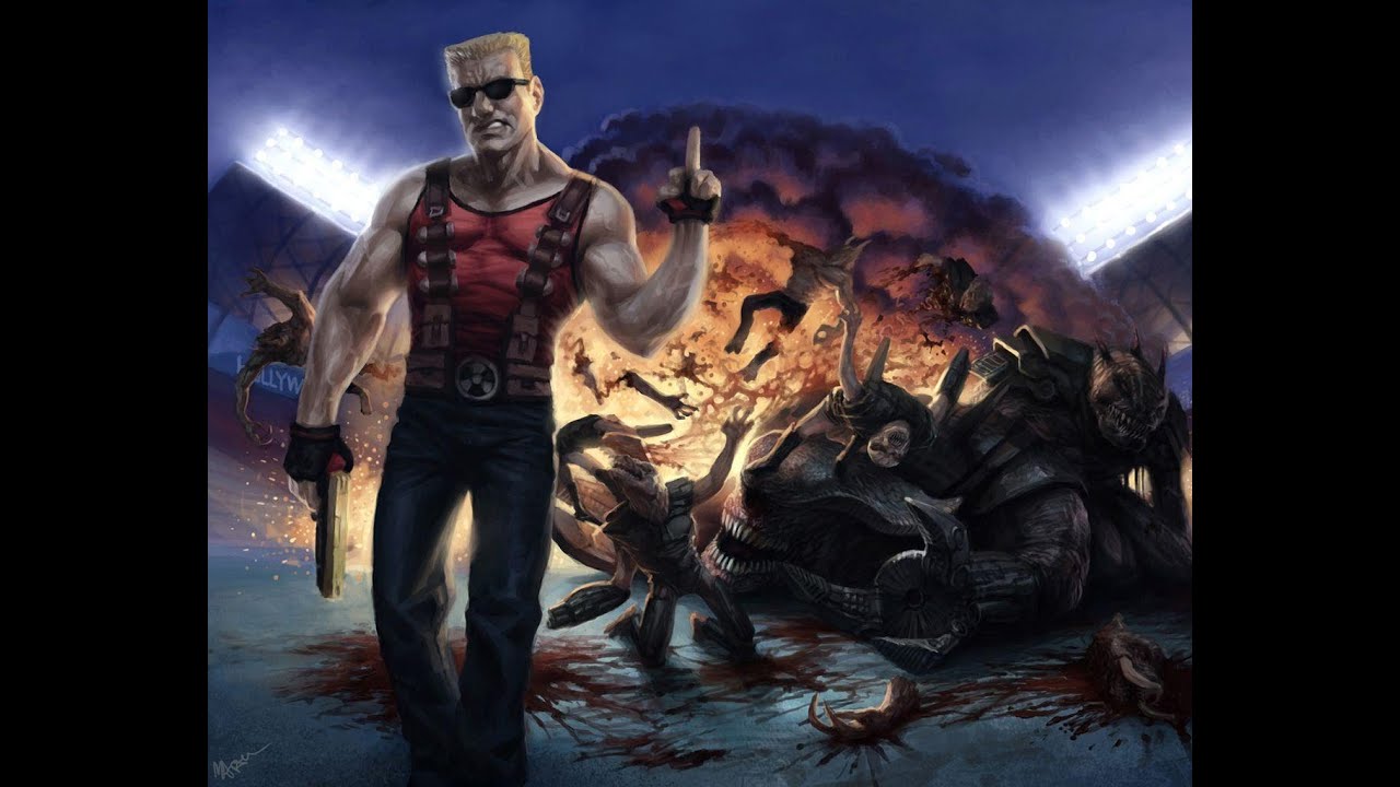 GUN IN HAND . MISSION NAME : THE DUKE DOME PART 1 . DUKE NUKEM FOREVER . LEVEL HARD .