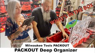 Will it fit? Trying different tools and parts (Milwaukee Tools PACKOUT Deep organizer 48-22-8432)