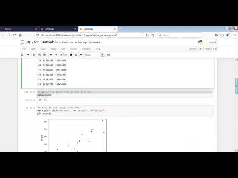 Machine Learning Using Python-Linear Regression Model