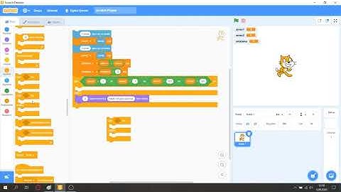 Scratch ile koşul ve döngü Programları Yapımı