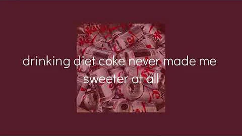 diet coke - leanna firestone lyrics