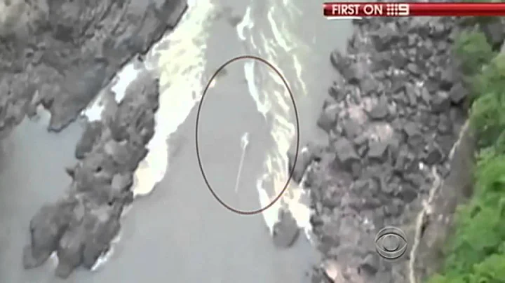 Woman survives fall after bungee cord snaps