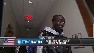 Terence “Bud” Crawford vs Egidijus “Mean Machine” Kavaliauskas ring walk