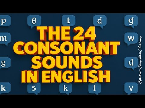 JAMB 2026 ENGLISH: Learn the 24 Consonant Sounds in English in Less ...