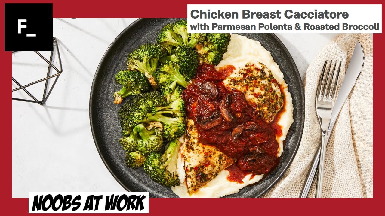 Factor 75 Review Chicken Breast Cacciatore w Parmesan Polenta