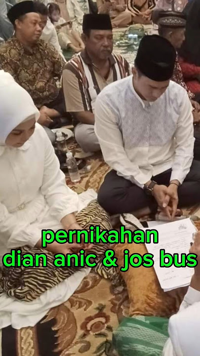 pernikahan dian anic dan bos jos bus