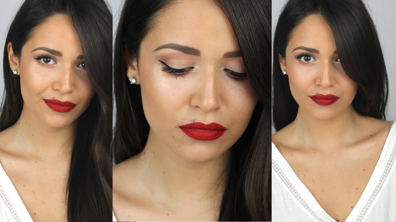 Make up tutorial: trucco classico ed elegante (eyeliner e labbra rosse!)