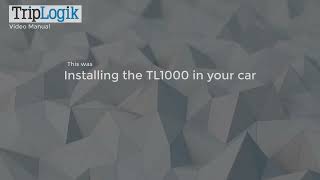 Installing Triplogik In The Car