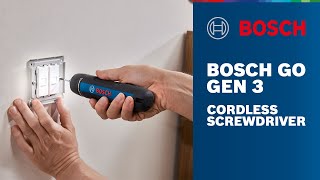 Bosch GO Gen 3 Cordless Screwdriver