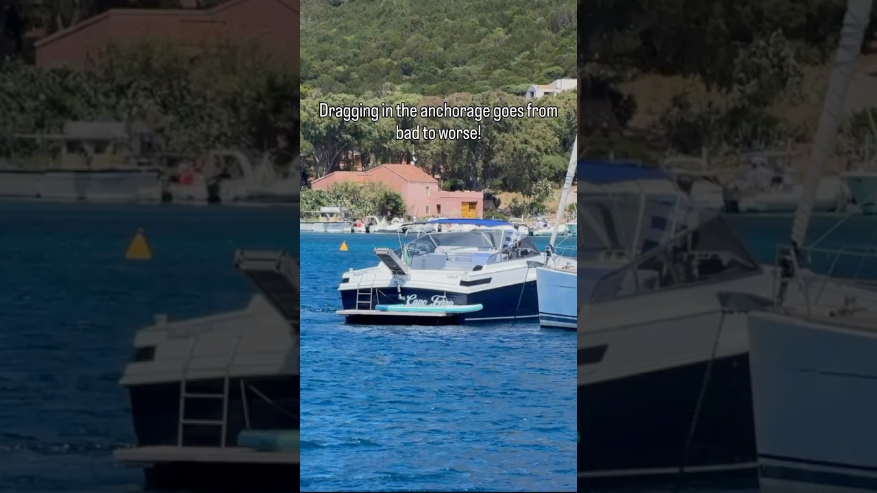 ⁣It goes from bad to worse 🫣😢 #sailinglife #boatcrash #boatlife