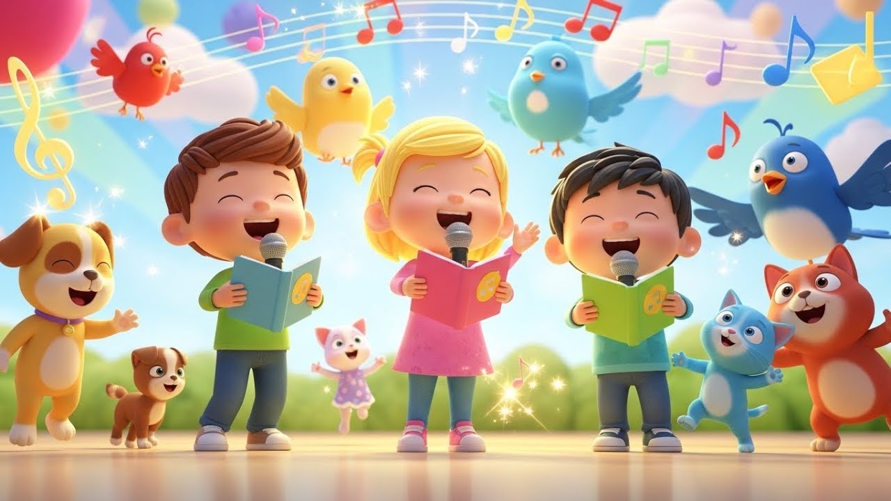 Sing A Song Kids | Popular Nursery Rhyme For Kids | Sing Along With ...