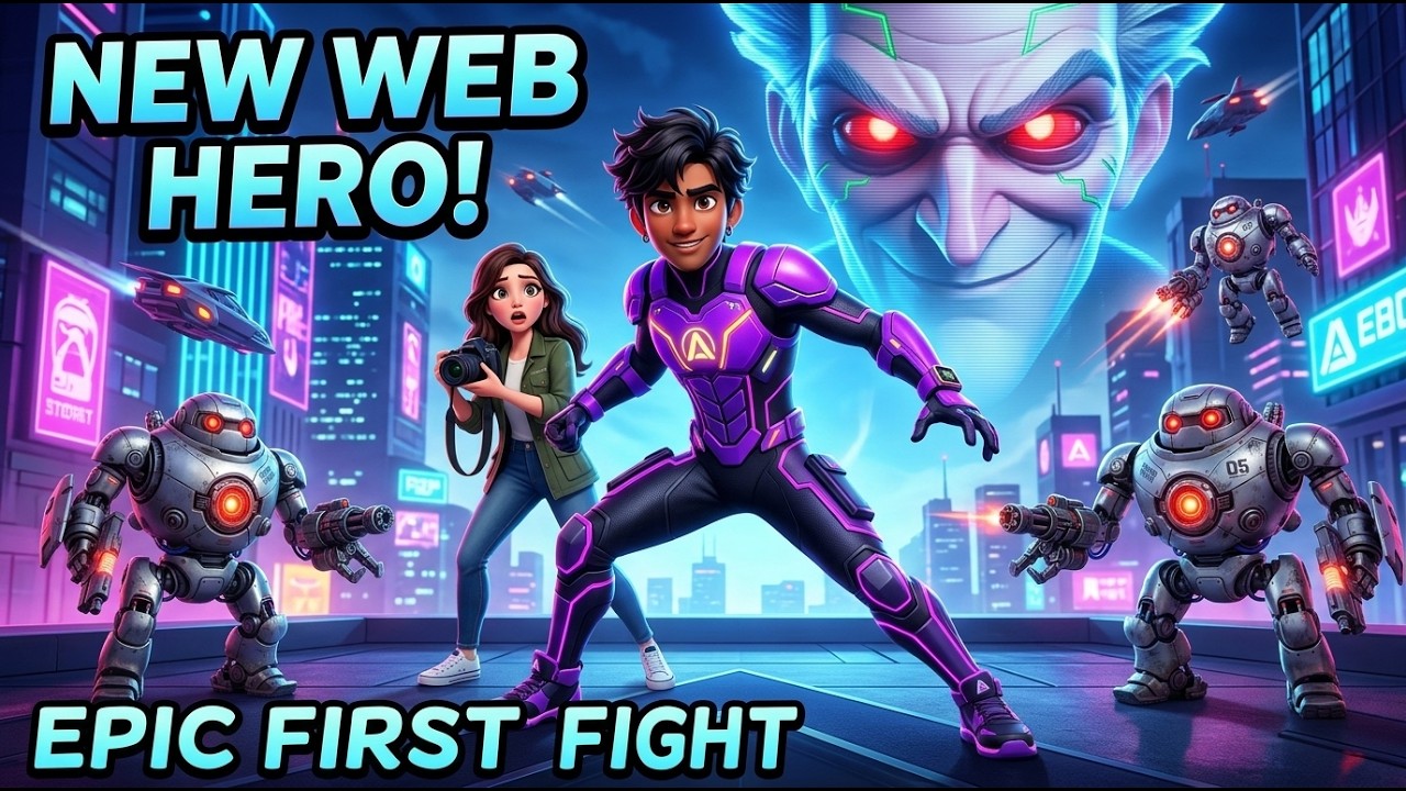 Zyro Webz Episode 1 | New Spider Hero Adventure Animation - YouTube