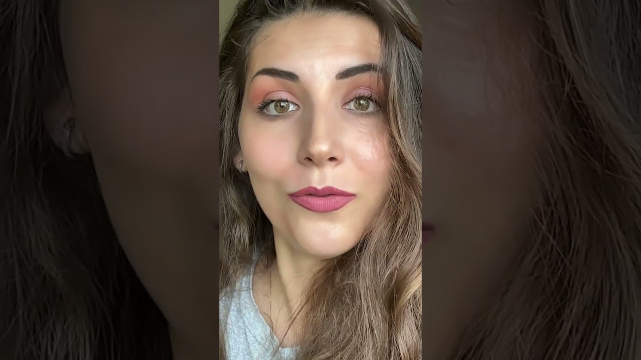 Blended makeup contour all face