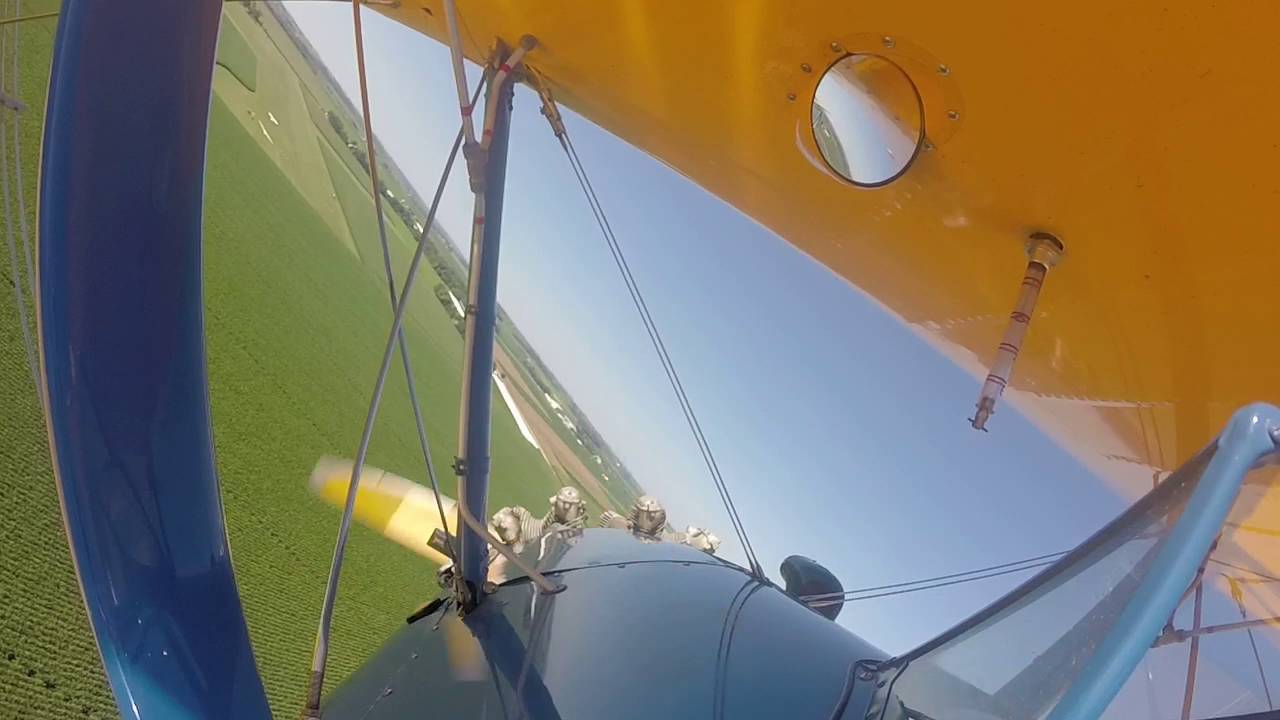 1941 Stearman Twin City Barnstormers landing YouTube