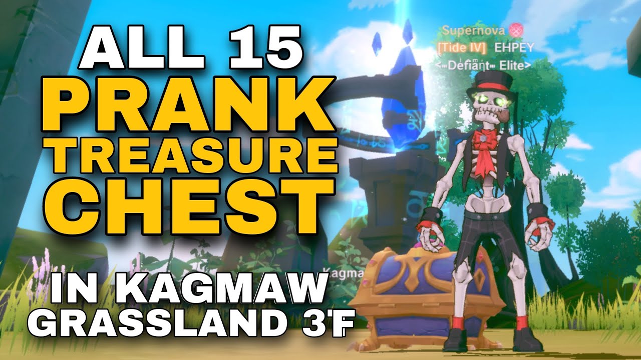 The Legend of Neverland: All Prank Treasure Chest in Kagmaw Grassland ...
