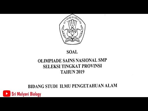 Pembahasan Osn Ipa Smp 2019 Tingkat Provinsi Bagian Biologi No 5 10 11 14 Dan 15 Youtube