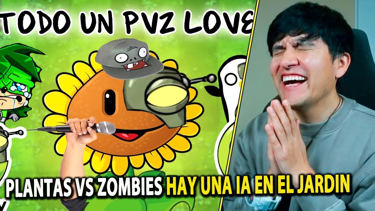 REACCIONO A PLANTAS VS ZOMBIES REMASTERED *HAY UNA IA EN EL JARDIN 🌱