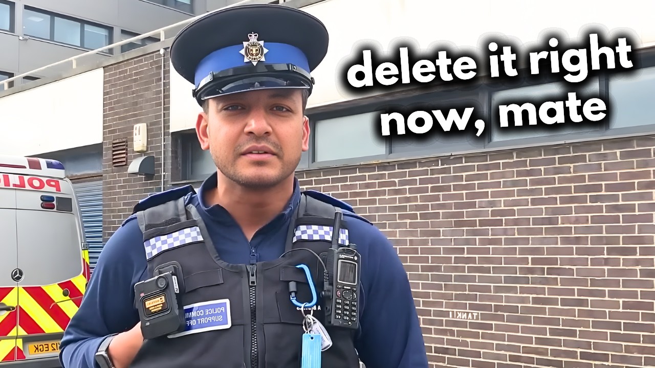 UK Officer Caught Breaking Driving Laws – Gets SCHOOLED And HUMILIATED On Camera
