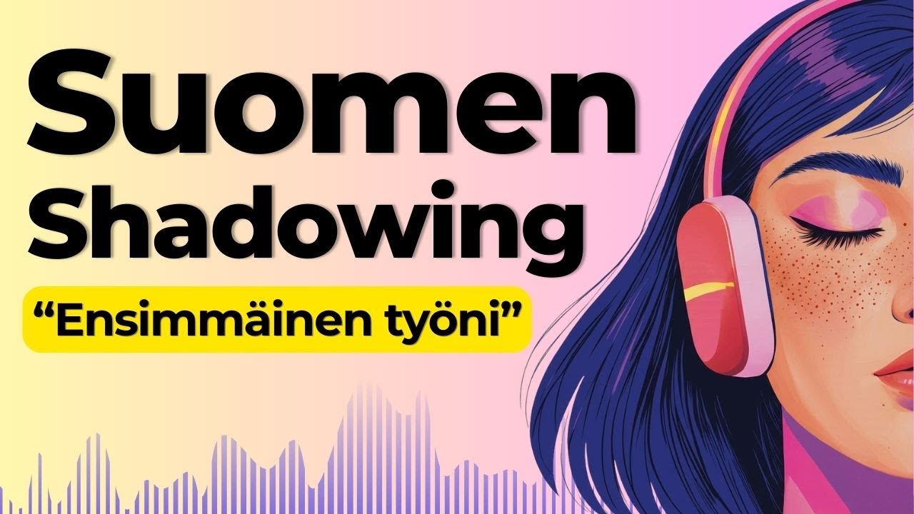 Finnish Job Interview Basics | Shadowing Finnish Speaking Practice