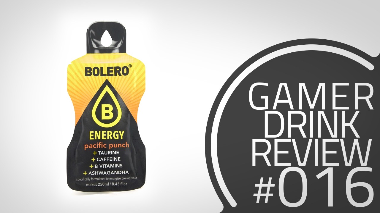 Gamer Drink Review #16: BOLERO ENERGY - PACIFIC PUNCH