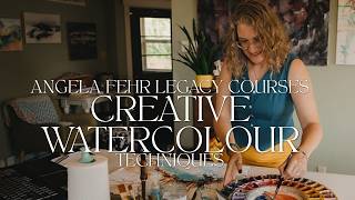 Lesson 3/18, Wash experiments, Creative Watercolour Techniques, Angela Fehr Legacy Courses
