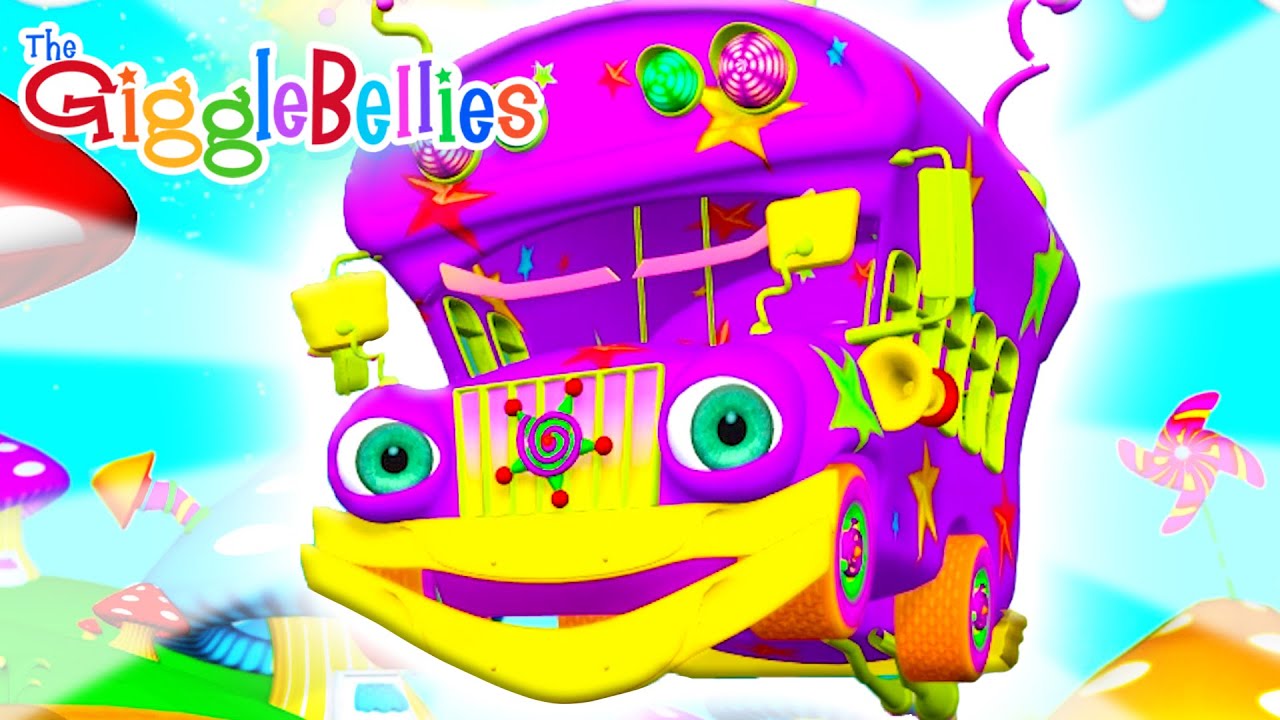 GiggleBellies Musical Adventures! Wheels on the Bus + More Nursery Rhymes! YouTube
