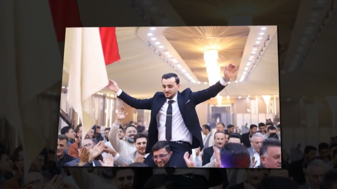 افراح ال كنو زفاف العريس سعيد حسن كنو  ----- المنشد أحمد صافي الحلبي وفرقتها بصالة حنجيك -1-