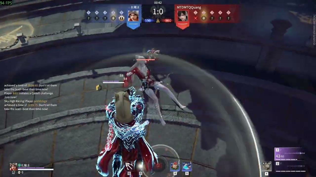 akos hu practice day 1 [Naraka Bladepoint]