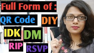 50 Most Common Short Forms | Abbreviation