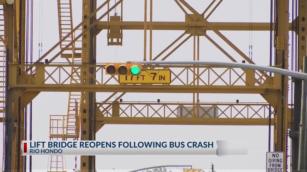 Rio Hondo Bridge back in service YouTube