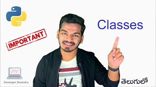 #28 Classes in Python | Python Tutorial for Beginners | Telugu Profile