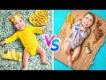 LUCKY VS UNLUCKY || I Was Adopted by BILLIONAIRE! The Best Challenges by 123 GO! FOOD